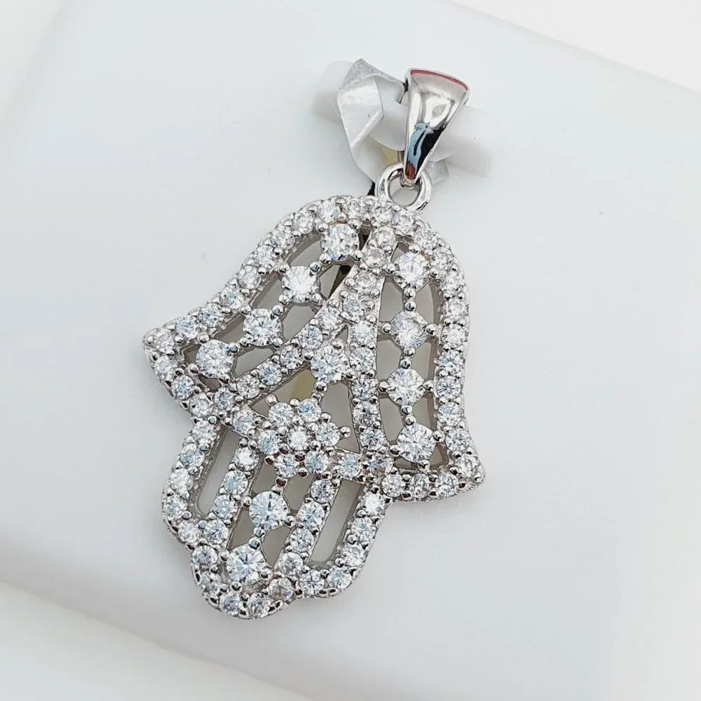 "925 Sterling Silver Cubic Zirconia Pendant, U19254467
